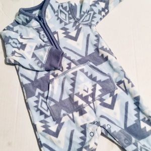 Winter baby romper